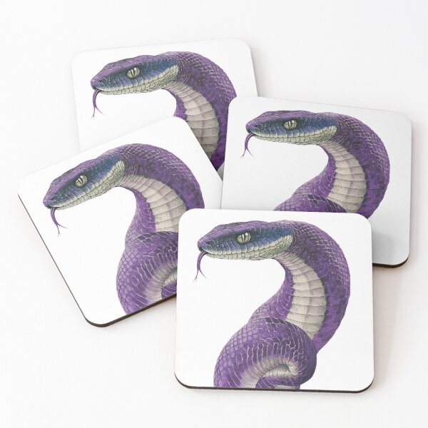 Item preview, Majestic Purple Cobra Watercolor Art designed and sold by Korvus Wear.