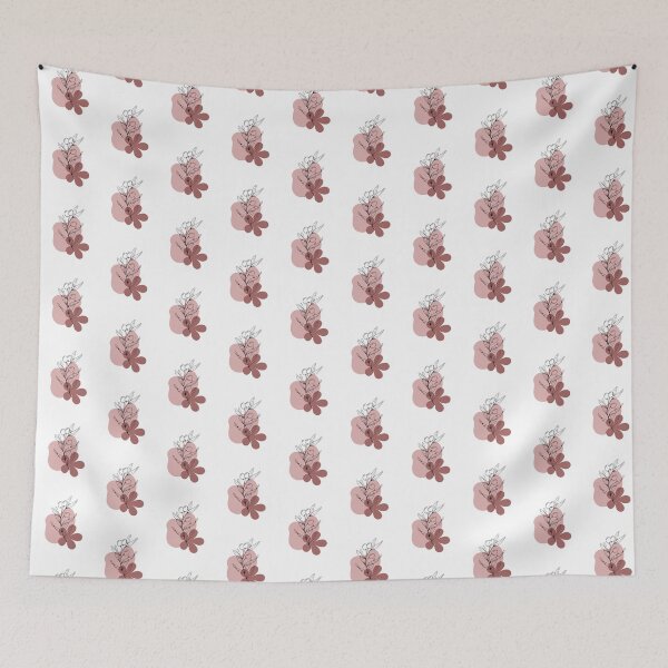 Item preview, Blush Bloom – Minimal Line Art Flower designed and sold by Meldora.
