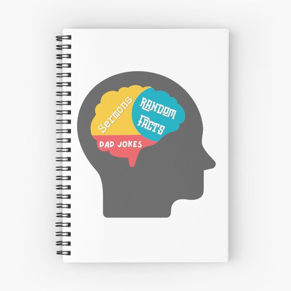 Item preview, Happy Father's Day Dad Gift T-Shirt Brain Dad Jokes designed and sold by YouKnowItsTrue.