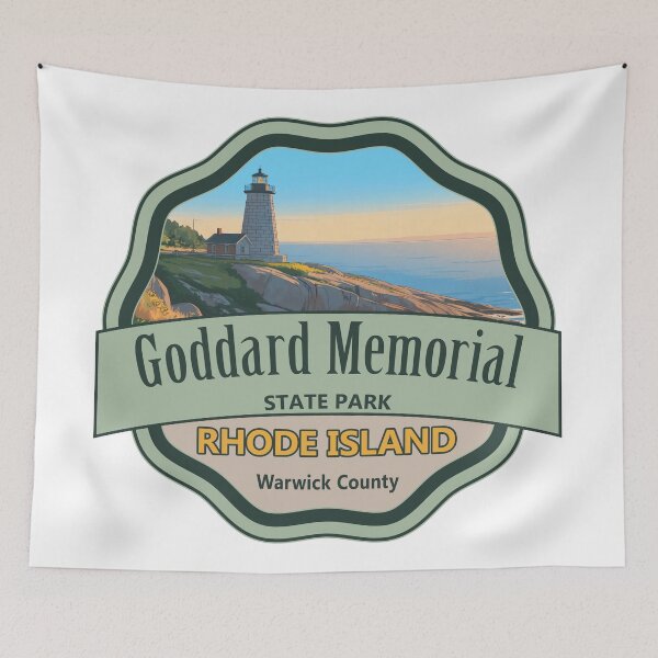 Item preview, Goddard Memorial State Park, Warwick County, Rhode Island designed and sold by Wanderful-roads.