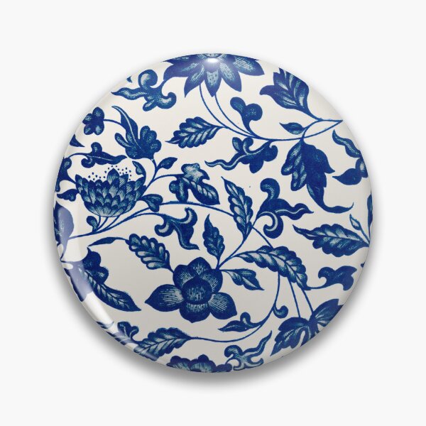 Item preview, Blue Flower Pattern designed and sold by silvercrystal.