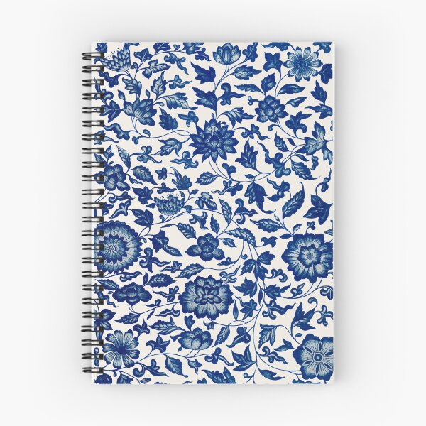 Item preview, Blue Flower Pattern designed and sold by silvercrystal.