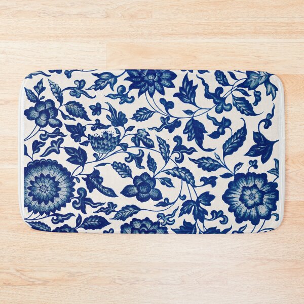 Item preview, Blue Flower Pattern designed and sold by silvercrystal.