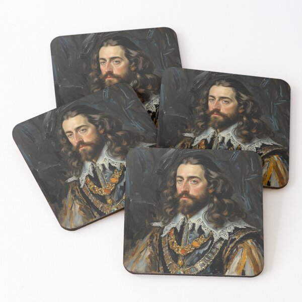 Item preview, Portrait of King Charles I of England designed and sold by Vintage Designs +.