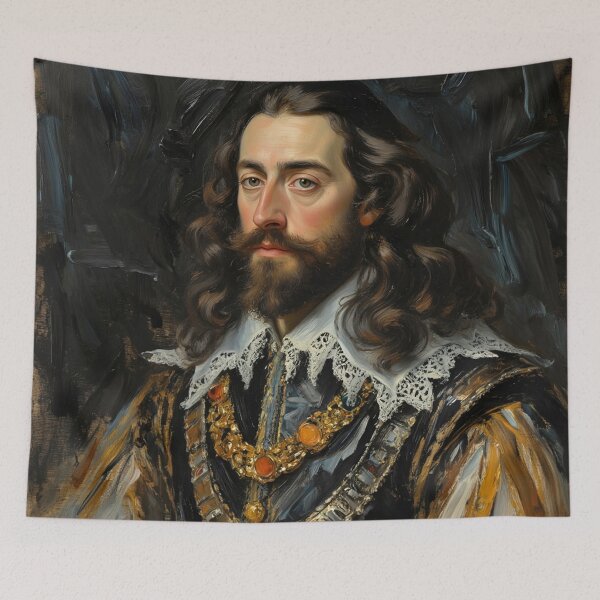 Item preview, Portrait of King Charles I of England designed and sold by Vintage Designs +.