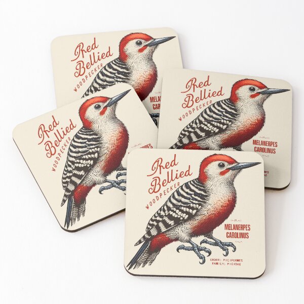 Item preview, Red-bellied Woodpecker 3 designed and sold by theAVIARY7.