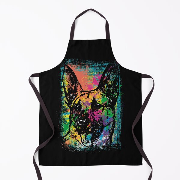 Item preview, Colorful German Shepherd Dog Art – Vibrant Watercolor Abstract Dog Lover Design designed and sold by StickerAndLove.