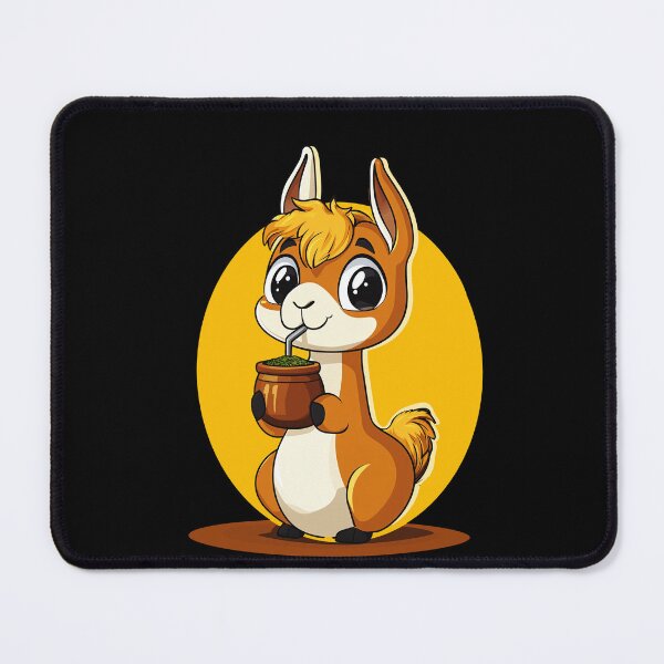Item preview, Cute Guanaco Drinking Yerba Mate – Funny South American Mate Lover designed and sold by flamini.