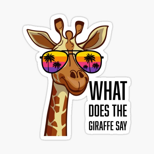 Item preview, Giraffe Be Chillin designed and sold by Walk On Air Designs.