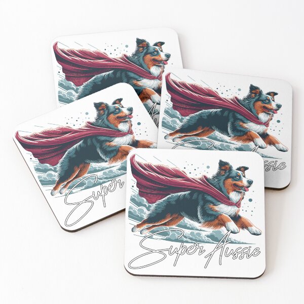 Item preview, Super Dog Australian Shepherd Sheppie Gift designed and sold by Pineapple-Tree.