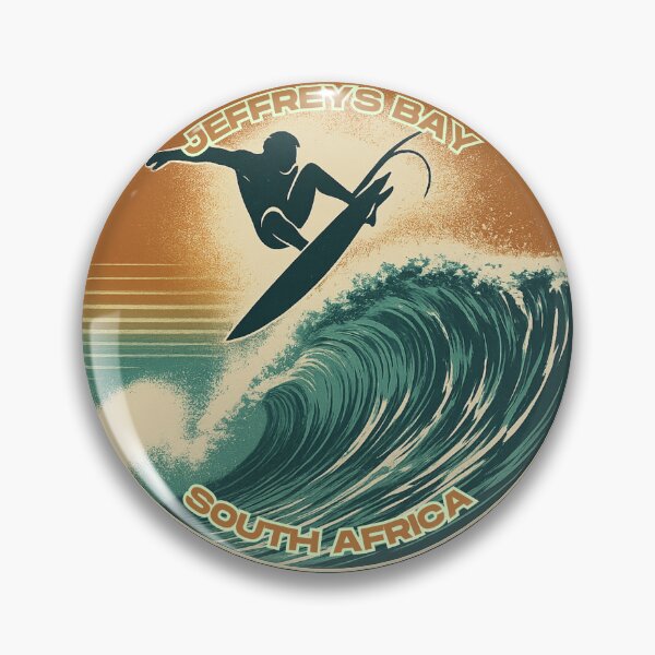Item preview, Bold Wave Surfer - Jeffreys Bay Vintage Surf Art designed and sold by Blurbean.