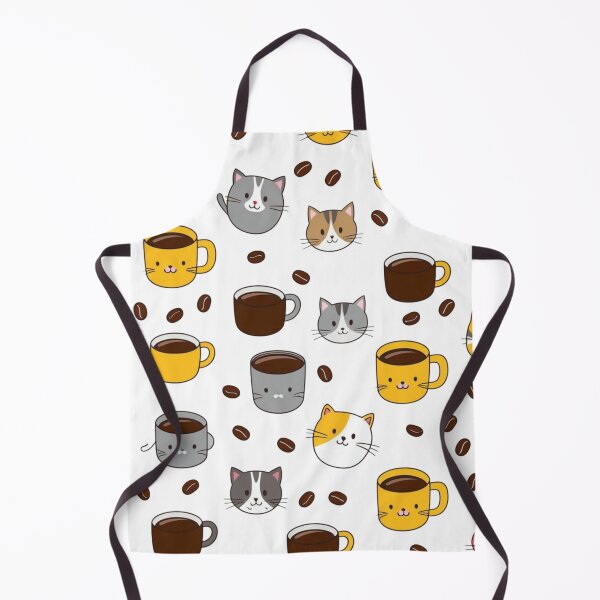 Item preview, Many Happy Cats and Coffee Mugs - Colorful pattern 4 designed and sold by AlinaSCorner.