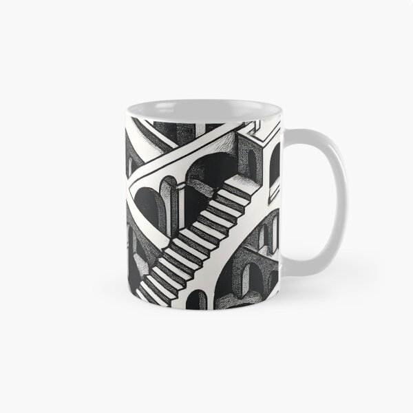 Item preview, Mind-Bending Impossible Architecture | Escher-Inspired Optical Illusion Art designed and sold by WAUZ.