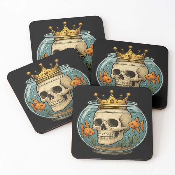 Item preview, Skull King in a Fishbowl designed and sold by LaNadaYFundante.