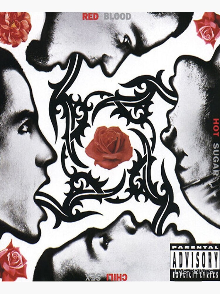Thumbnail 3 of 3, Poster, Red Hot Tribute – Blood Sugar Inspired Album Art Tee designed and sold by LAS-PRINTS.