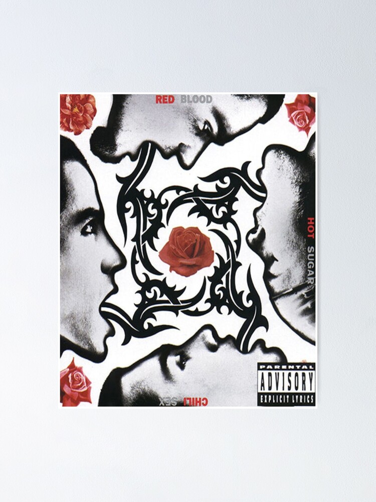 Thumbnail 1 of 3, Poster, Red Hot Tribute – Blood Sugar Inspired Album Art Tee designed and sold by LAS-PRINTS.