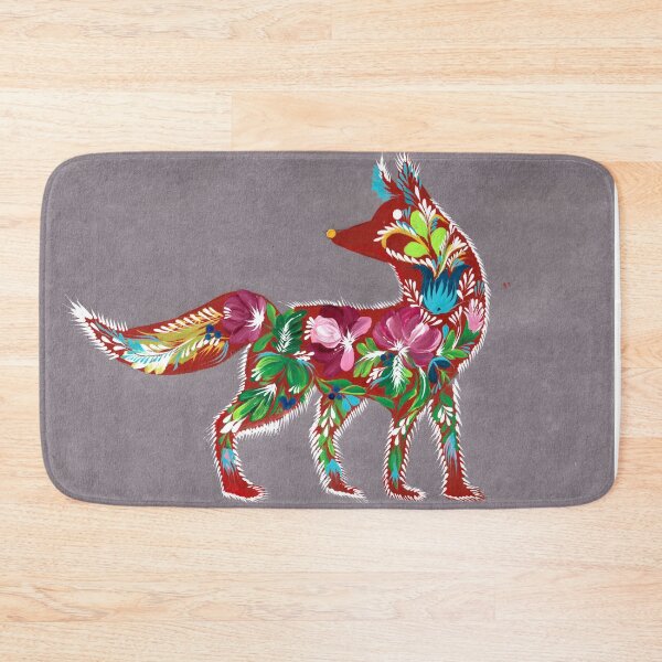 Artikelvorschau, Blumenfuchs – Handgemalte Boho Tierkunst entworfen und verkauft von BohoCow.