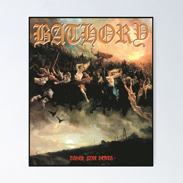 Item preview, The Wild Hunt of Odin – Viking Apocalypse Art Print (Bathory Tribute) designed and sold by LAS-PRINTS.