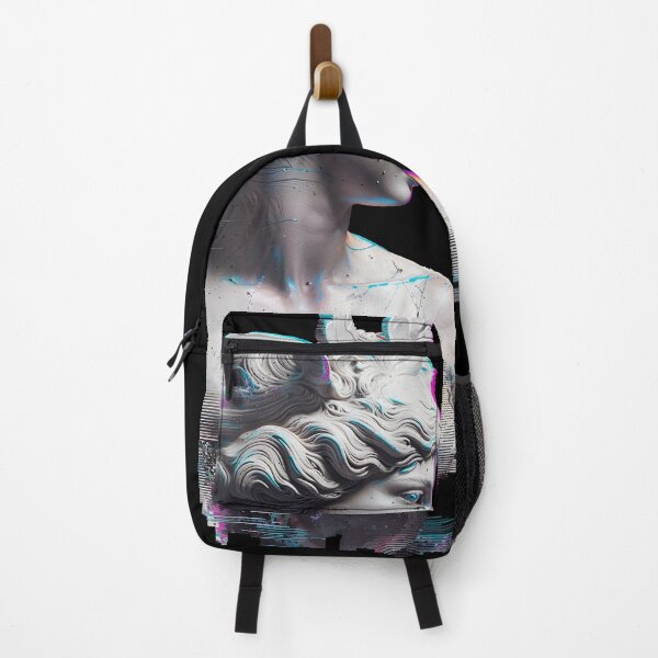 Item preview, digital artwork ancient 3D white sculpture glitch art | dejco.art designed and sold by dejco.art.