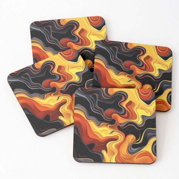 Item preview, An Orange Black and Yellow Pattern designed and sold by Mark Cannon.