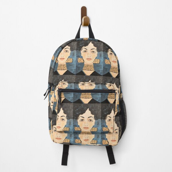 Item preview, Stylized Portrait of a Woman in Geometric Jewelry designed and sold by MaPerle.