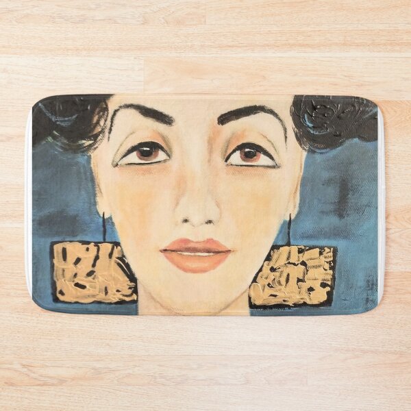 Item preview, Stylized Portrait of a Woman in Geometric Jewelry designed and sold by MaPerle.