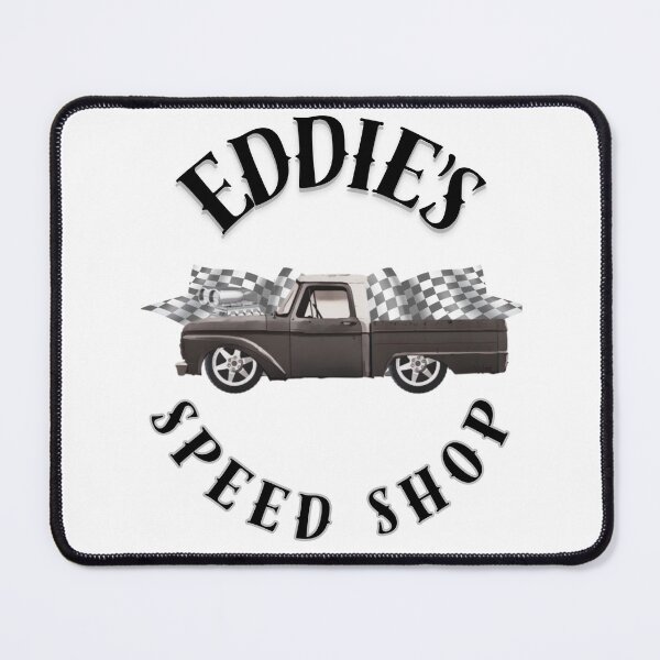 Item preview, Eddie's speed shop designed and sold by TaraPen.
