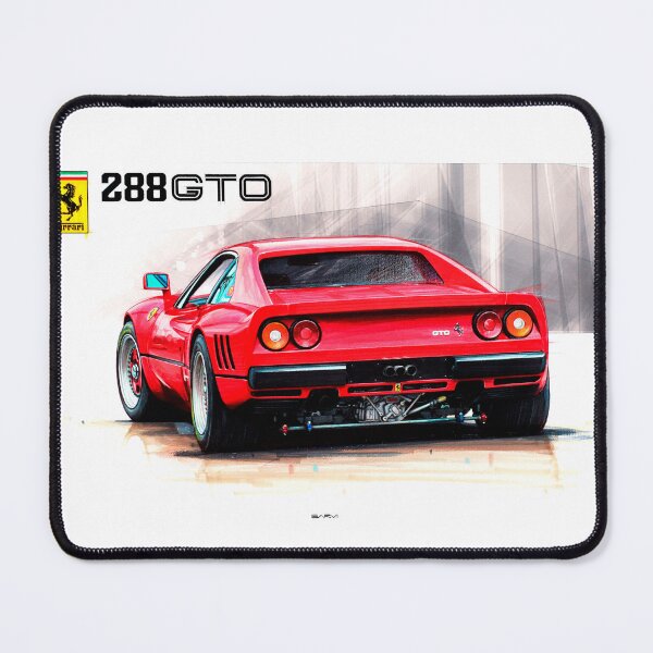 Item preview, Drawing of Ferrari GTO 288 designed and sold by GARVIarte.