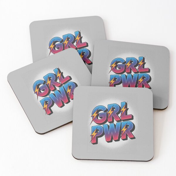 Item preview, GIRL POWR – Electric Blue Feminist Lightning Bolt Design for Strong Women designed and sold by paulo silveira.