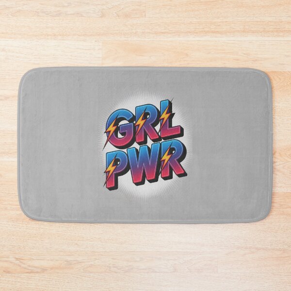 Item preview, GIRL POWR – Electric Blue Feminist Lightning Bolt Design for Strong Women designed and sold by paulo silveira.