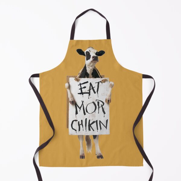 Item preview, Funny Cow Protest Sign – Eat Mor Chikin T-Shirt designed and sold by LAS-PRINTS.