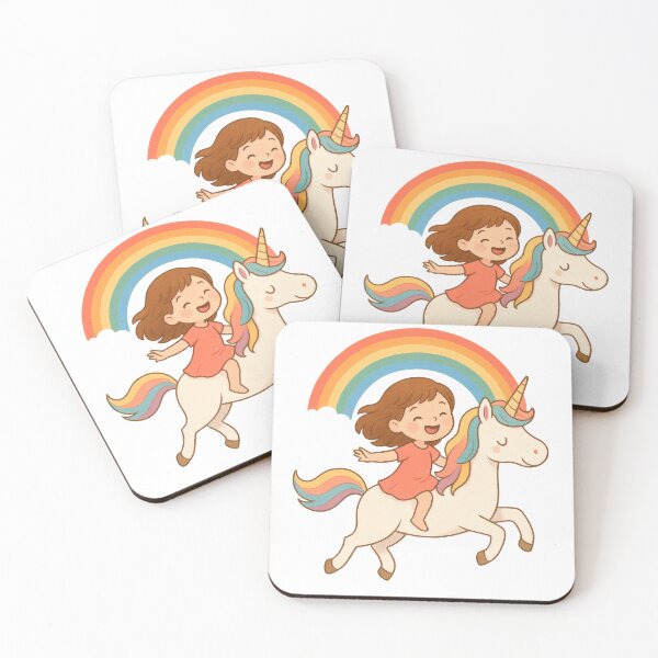 Item preview, Rainbow unicorn designed and sold by DKP-AI.