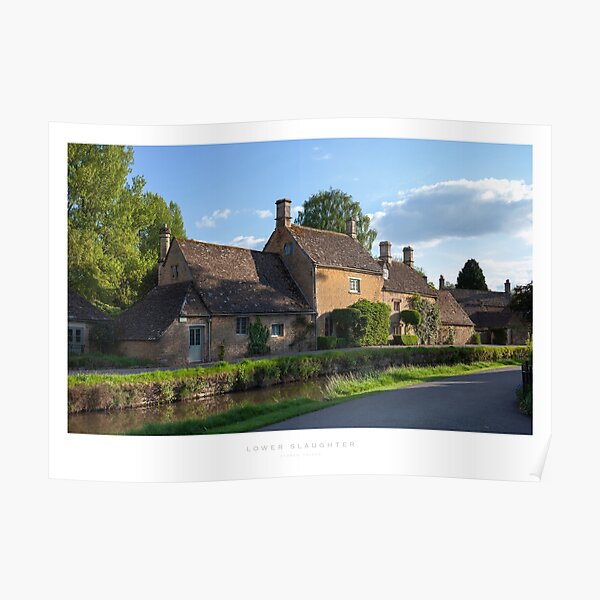Lower Slaughter Poster
