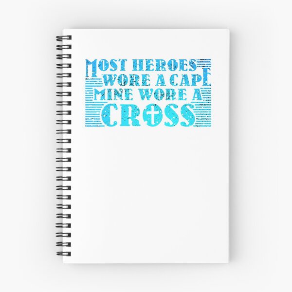 Item preview, Most Heroes Wore A Cape Mine Wore A Cross - Cool Jesus Chris Shirt and apparel For Christians designed and sold by WickedDesigner.