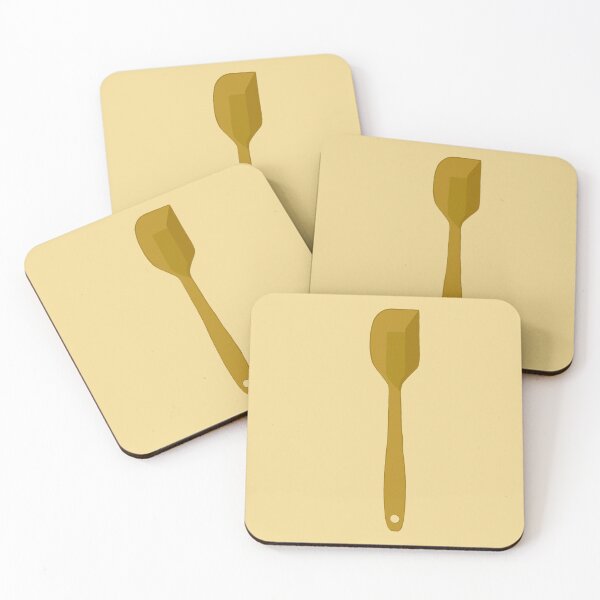 Item preview, Golden Mustard Silicone Kitchen Spatula | Honey-Yellow Culinary Essential Art designed and sold by Olitvia.