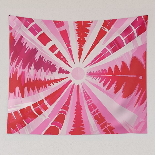Item preview, Pink And Red Tye Dye Pattern 2  designed and sold by Mark Cannon.