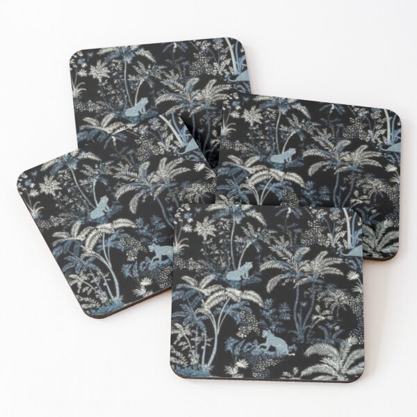 Item preview, Exotic Midnight Jungle Jive: A Tropical Leopard Wallpaper by Hookedonwalls.  designed and sold by Arslan2013.