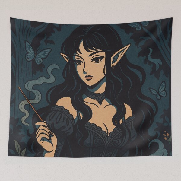 Item preview, Gothic Elf of the Enchanted Forest designed and sold by JonelleTshirts.
