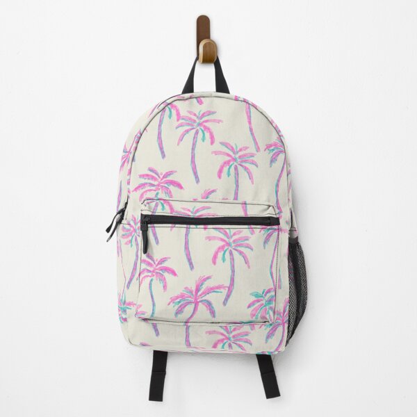 Item preview, Tropical Palms in Retro Palm Springs Style in hot pink &yellow designed and sold by aneladesigns.