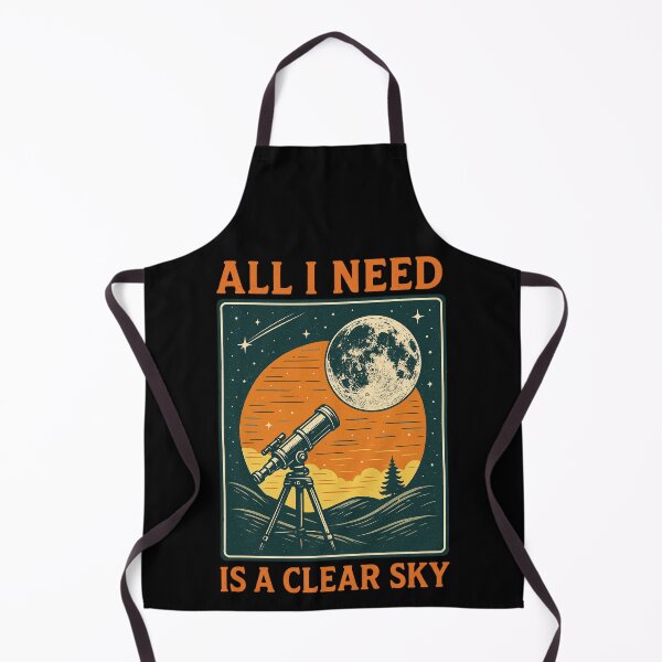 Item preview, Todo lo que necesito es un telescopio de cielo despejado y un diseño lunar designed and sold by Ambient Mind Design.