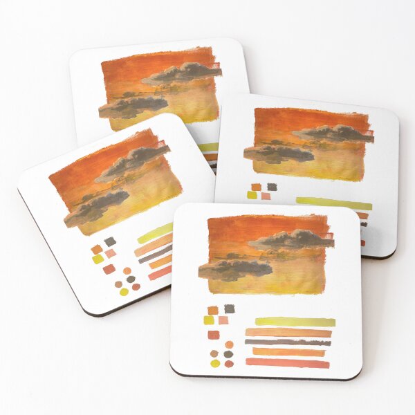 Item preview, Golden Ember Skies Palette designed and sold by Kill-the-paper.