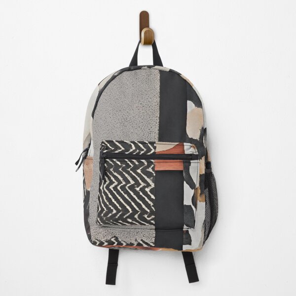 Item preview, Black and White Chevron Collage – Torn Paper Mismatched Pattern designed and sold by echowood26.