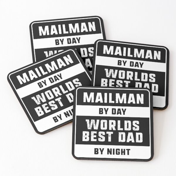 Item preview, Mailman By Day Worlds Best Dad By Night Fathers Day Gifts For Mailman Dad Mail Carrier designed and sold by Liamsiartwork.