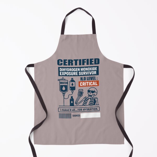 Item preview, Official DHMO Survivor Certificate – Sign It Yourself! designed and sold by My Cool Store.