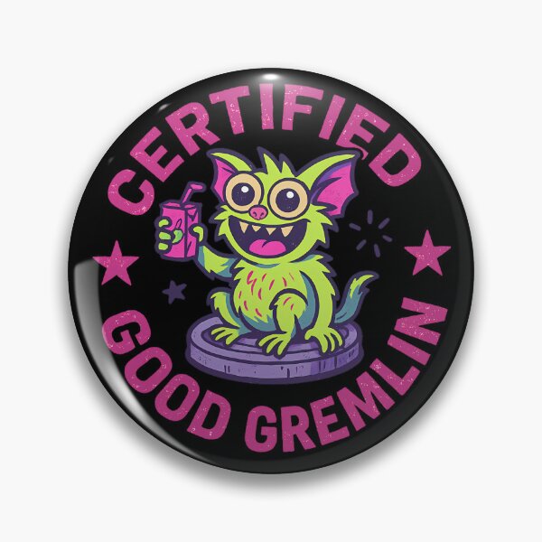 Item preview, Certified Good Gremlin – Chaotic Seal of Approval designed and sold by Soft Spiral Society.