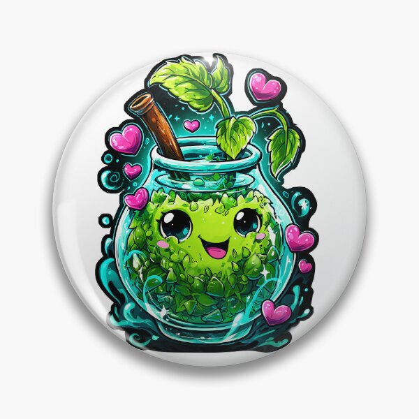 Artikelvorschau, Kawaii Yerba Mate Love – Süßer Mate mit Blättern im Glas mit Herzen entworfen und verkauft von flamini.