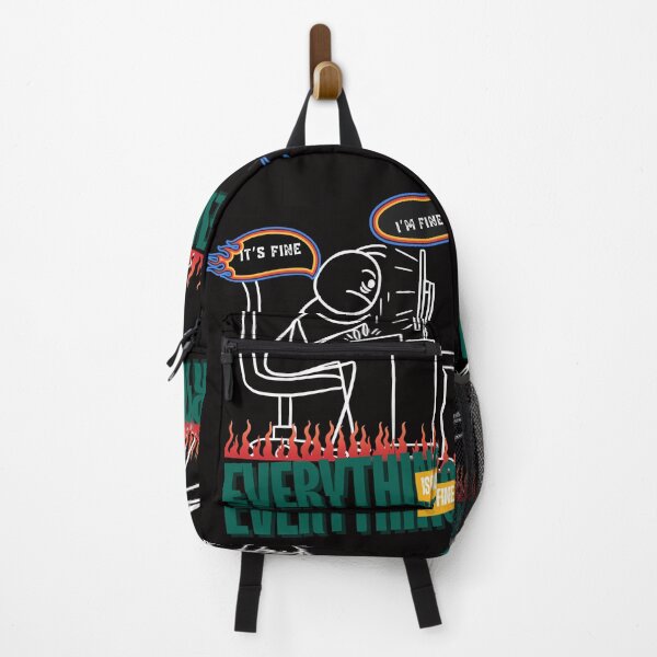 Item preview, “Everything Is Fine” It's Fine. I'm Fine – Funny Burnout Design designed and sold by Twin-StudioX.