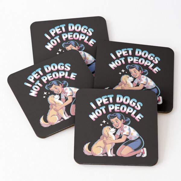 Item preview, Dog Is Friendly I Am Not-I Pet Dogs Not People – Funny Anti-Social Shirt designed and sold by Slavicsoul.