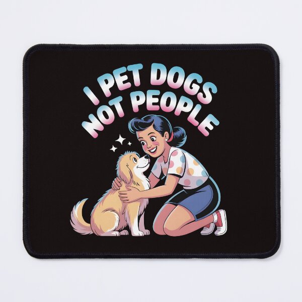Item preview, Dog Is Friendly I Am Not-I Pet Dogs Not People – Funny Anti-Social Shirt designed and sold by Slavicsoul.