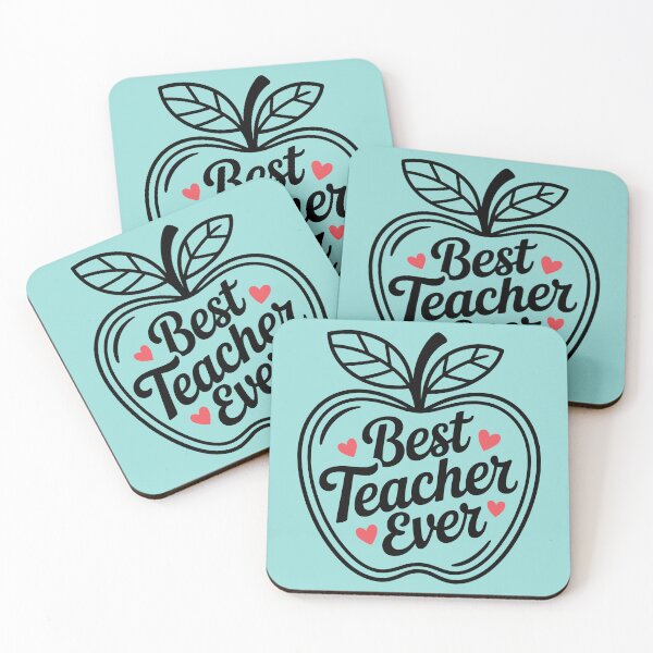 Item preview, Best Teacher Ever Apple designed and sold by theartfulaspie.